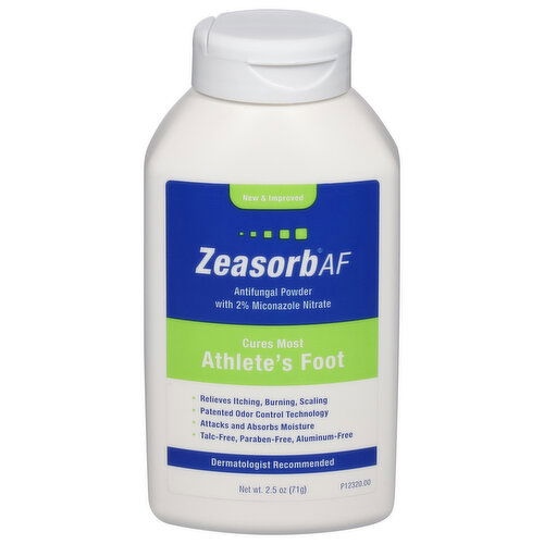 Zeasorb AF Antifungal Powder, with 2% Miconazole Nitrate