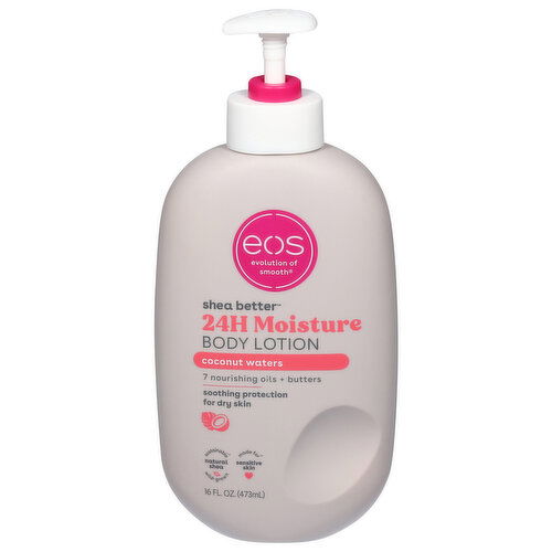 EOS Shea Better Body Lotion, 24H Moisture, Coconut Waters