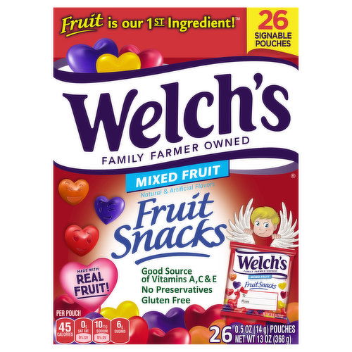 Welch's Fruit Snacks, Mixed Fruit