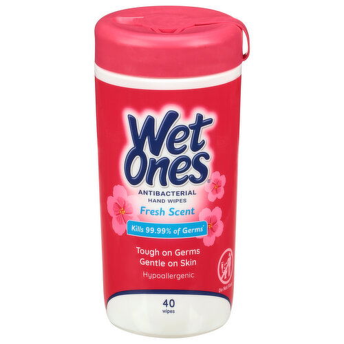 Wet Ones Antibacterial Fresh Scent Hand Wipes