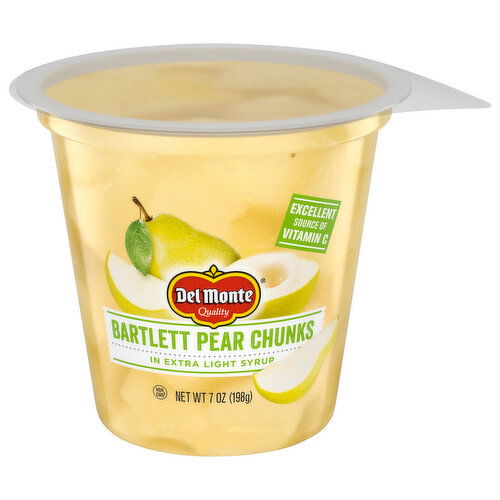 Del Monte Bartlett Pear Chunks in Extra Light Syrup