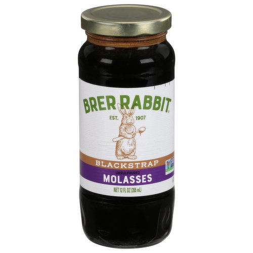 Brer Rabbit Molasses, Blackstrap, Unsulphured