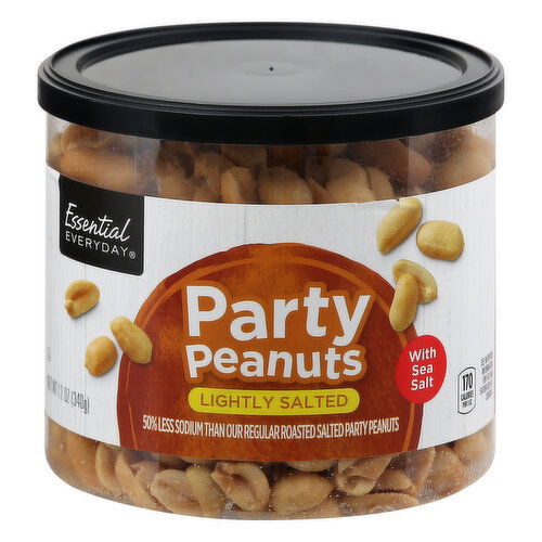 Essential Everyday Peanuts, Party, With Sea Salt, Lightly Salted