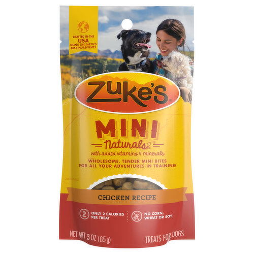Zuke's Mini Naturals Chicken Recipe Treats for Dogs