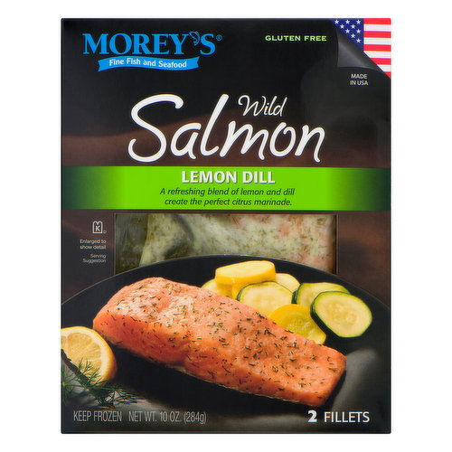 Moreys Fillets, Wild Salmon, Lemon Dill