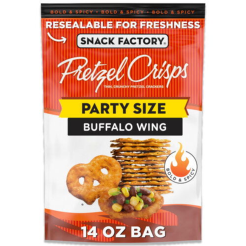 Snack Factory® Buffalo Wing Pretzel Crisps