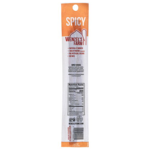 Wenzel's Farm Spicy Sticks