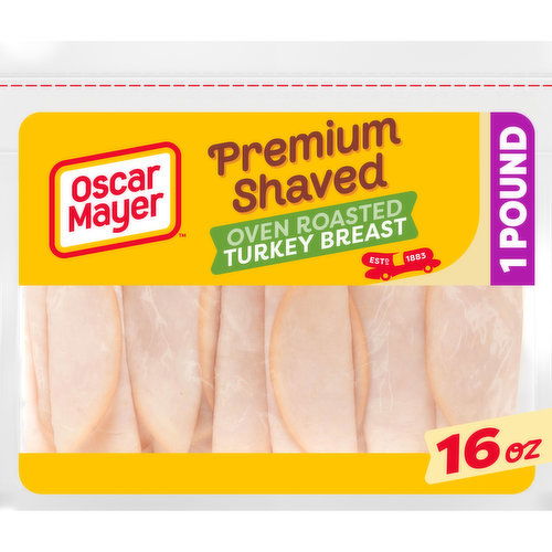 Oscar Mayer Premium Shaved Oven Roasted Turkey Breast Lunch Meat