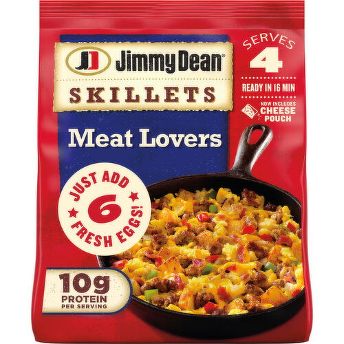 Jimmy Dean Skillets Meat Lovers, Frozen Breakfast