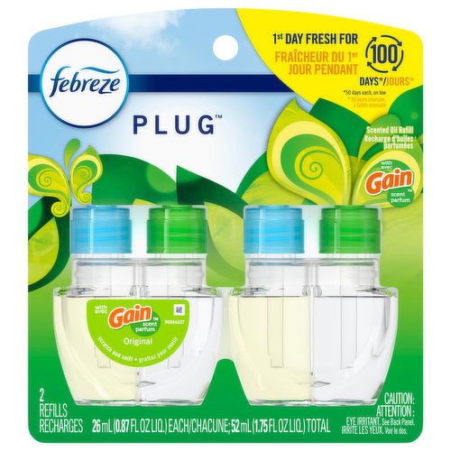 Febreze Plug Scented Oil Refill, Original