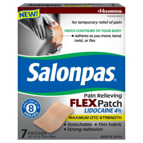 Salonpas Flex Patch, Maximum OTC Strength