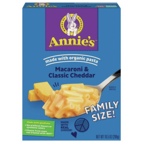 Annie's Macaroni & Classic Cheddar Family Size