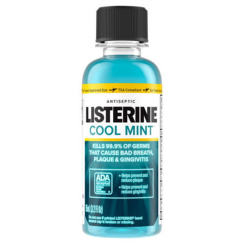 Listerine Mouthwash, Antiseptic, Cool Mint