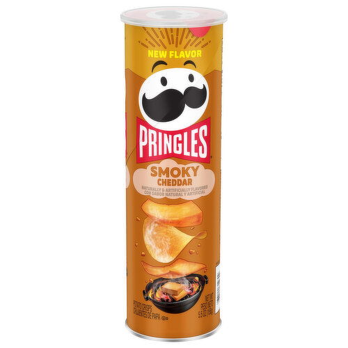 Pringles Smoky Cheddar Potato Crisps