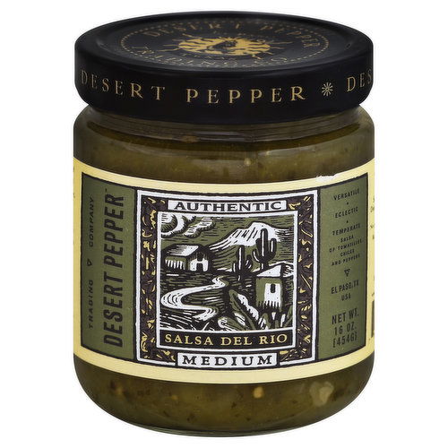 Desert Pepper Salsa, Del Rio, Medium