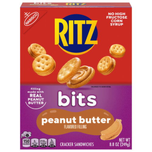 Ritz Bits Cracker Sandwiches, Peanut Butter