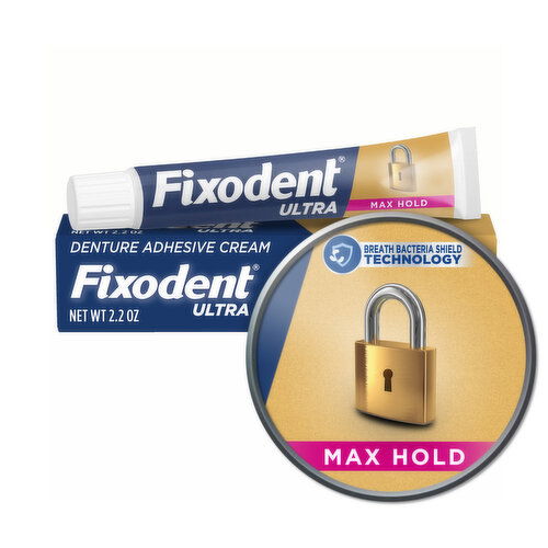 Fixodent Ultra Ultra Max Hold Denture Adhesive