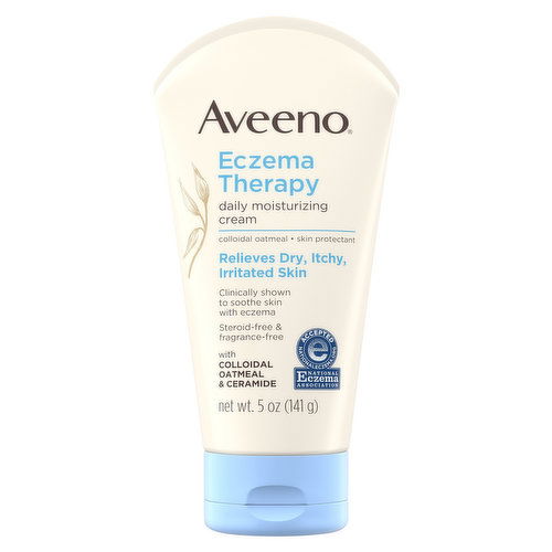 Aveeno Moisturizing Cream, Daily, Eczema Therapy