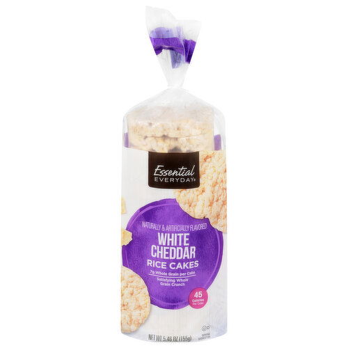 Essential Everyday Rice Cakes, White Cheddar
