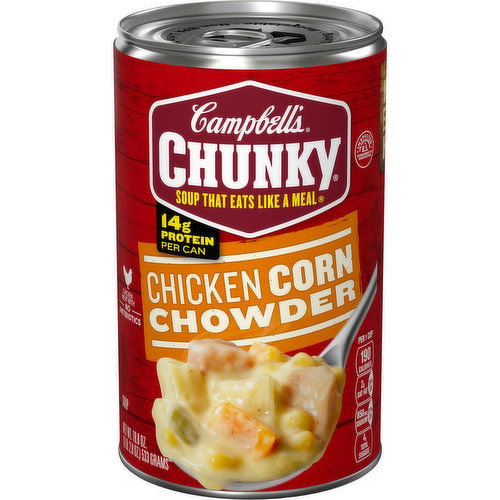 Campbell's® Chunky® Chunky® Soup, Chicken Corn Chowder Soup