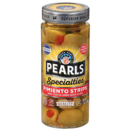 Pearls Specialties Pimiento Strips Queen Olives