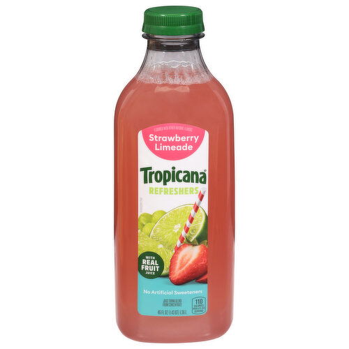 Tropicana Refreshers Strawberry Limeade Juice Drink Blend