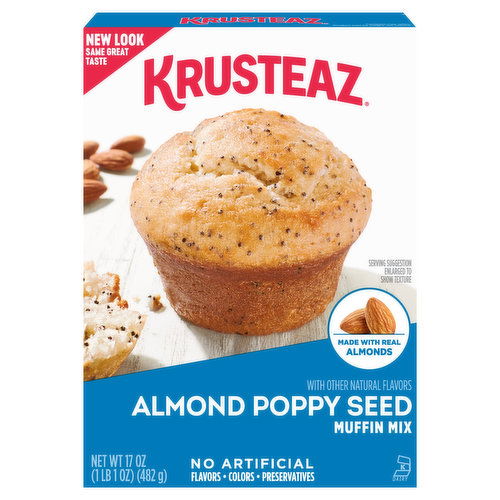 Krusteaz Almond Poppy Seed Muffin Mix