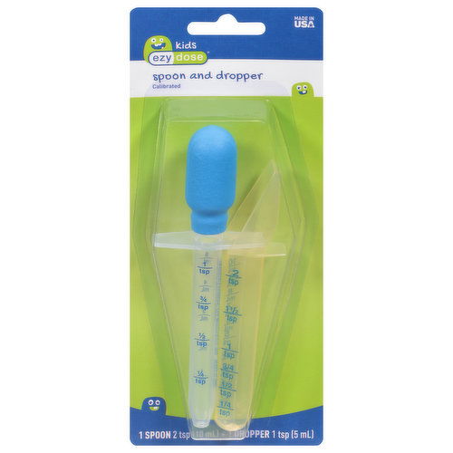 Ezy Dose Kids Spoon and Dropper, Calibrated