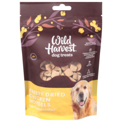 Wild Harvest Dog Treats, Chicken Morsels, Freeze Dried