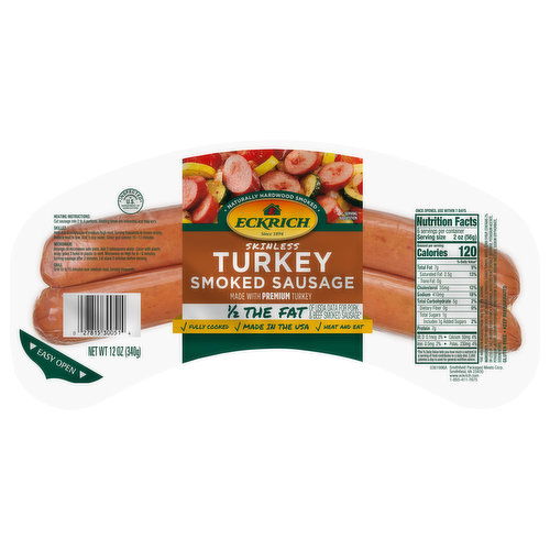 Eckrich Skinless Turkey Smoked Sausage