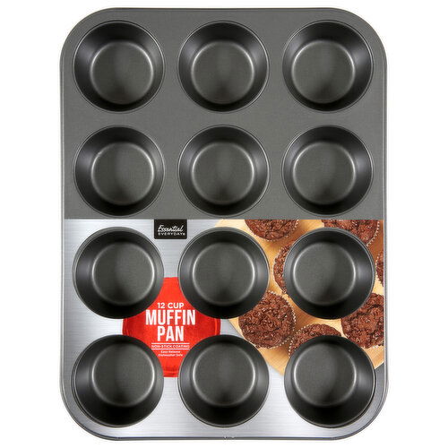 Essential Everyday 12 Cup Non-Stick Coating Muffin Pan