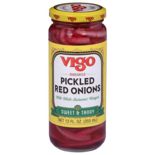 Vigo Red Onions, Pickled, Marinated