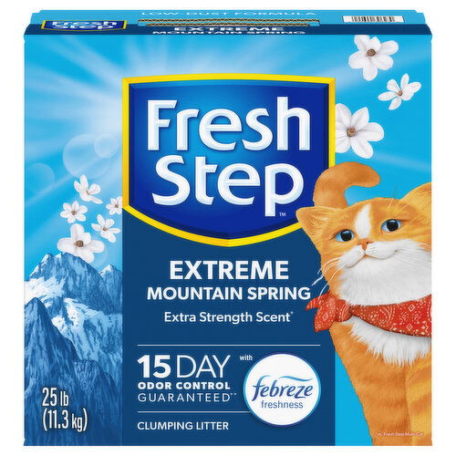 Fresh Step Clumping Litter, Mountain Spring, Extreme