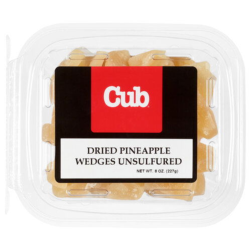 Cub Wedges Unsulfured Dried Pineapple