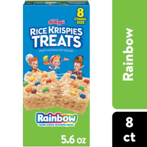 Rice Krispies Treats Marshmallow Snack Bars, Rainbow