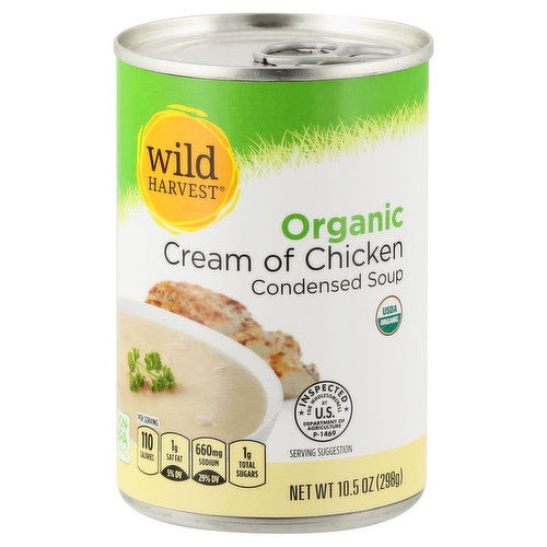 Wild Harvest Condensed Soup, Organic, Cream of Chicken