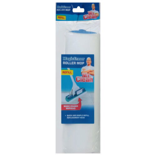 Mr. Clean Roller Mop, Magic Eraser, Refill