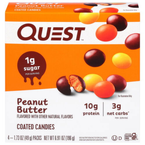 Quest Coated Candies, Peanut Butter