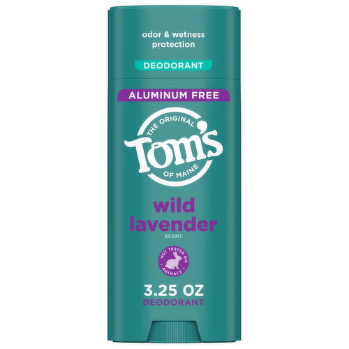 Tom's of Maine Deodorant, Wild Lavender Scent, Aluminum Free