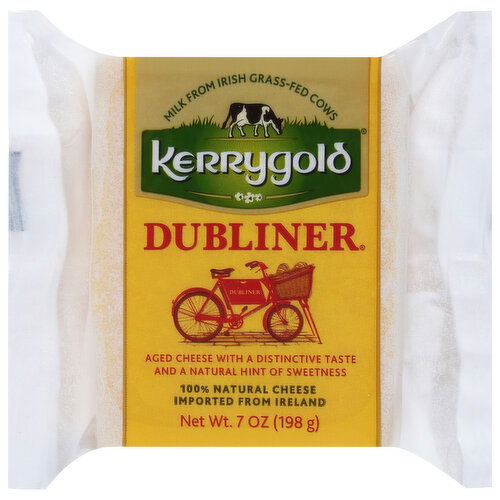 Kerrygold Dubliner Cheese, 100% Natural