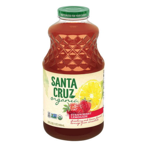 Santa Cruz Organic Lemonade, Strawberry