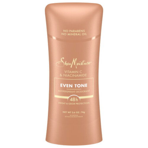 Shea Moisture Antiperspirant Deodorant, Vitamin C & Niacinamide, Even Tone