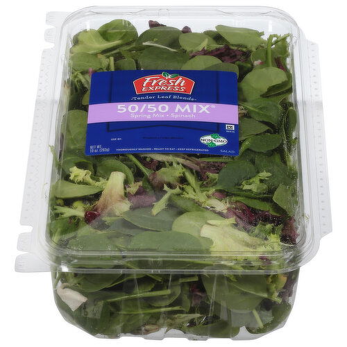 Fresh Express 50/50 Mix Salad, Spring Mix Spinach