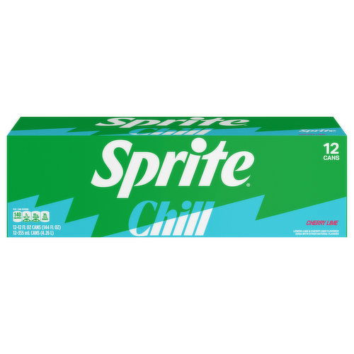 Sprite Soda, Cherry Lime, Chill