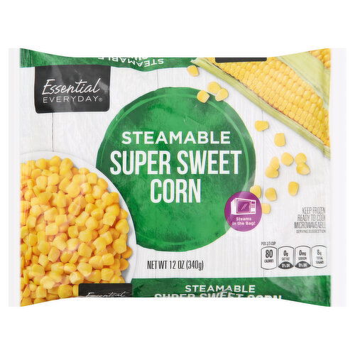 Essential Everyday Corn, Super Sweet, Steamable