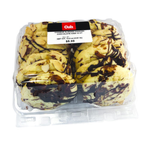 Cub Bakery Chinese Almond Cookies
Chocolate Iced 12 Ct