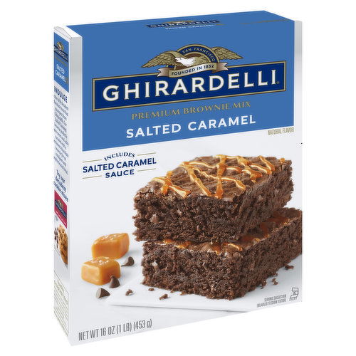 GHIRARDELLI Salted Caramel Premium Brownie Mix