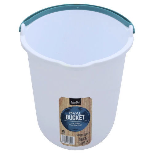 Essential Everyday Bucket, Oval, 12 Liter