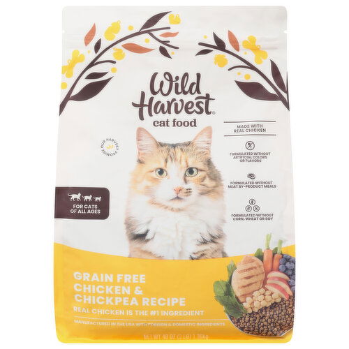 Wild Harvest Grain Free Chicken & Chickpea Recipe Cat Food