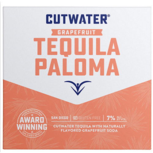 Cutwater Tequila Paloma 4 Pack Cans